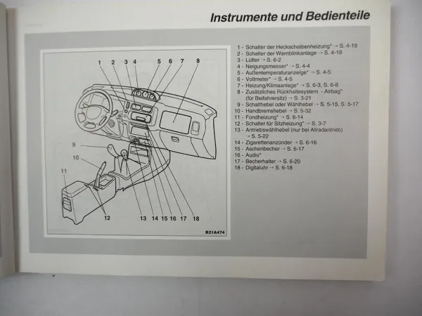 Mitsubishi L200 K50 K60 K70 Betriebsanleitung Bedienungsanleitung 2005 Bordmappe
