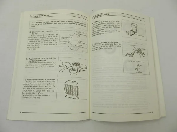 Mitsubishi L2A L2C L2E L3A L3C Motor Betriebsanleitung 1986 Operation Manual