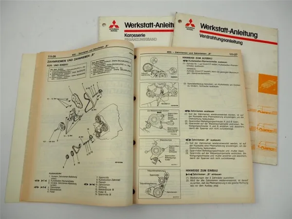 Mitsubishi L300 Werkstatthandbuch 1995 - 1998 Schaltpläne Reparaturanleitung