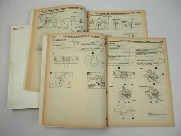 Mitsubishi L300 Werkstatthandbuch 1995 - 1998 Schaltpläne Reparaturanleitung