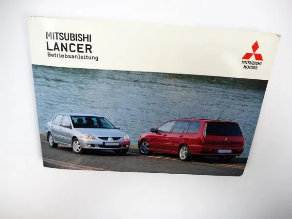 Mitsubishi Lancer 7 CS0 Betriebsanleitung Bedienungsanleitung 2003 Deutsch