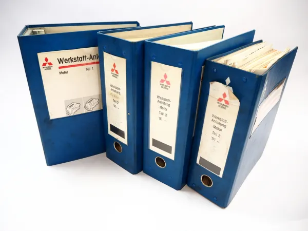 Mitsubishi Motor Benzin Diesel Reparaturanleitung 1991 - 1999 Werkstatthandbuch