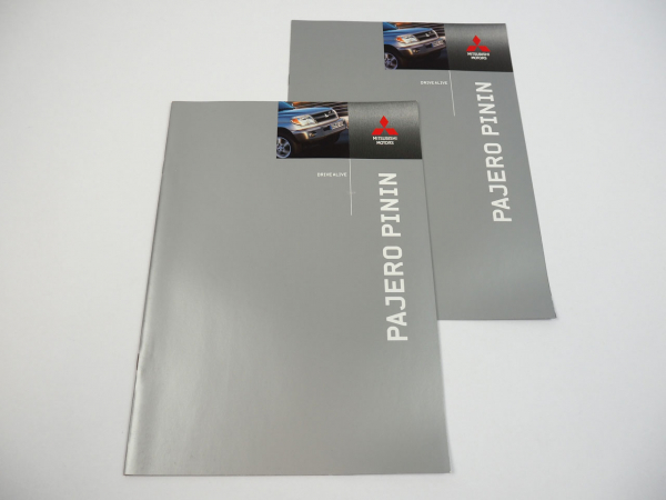 Mitsubishi Pajero PininTechnische Daten Ausstattung 2x Prospekt 2005