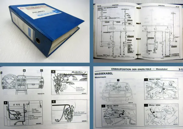 Mitsubishi Pajero V20 V40 1991 - 1999 Schaltpläne Elektrik Werkstatthandbuch