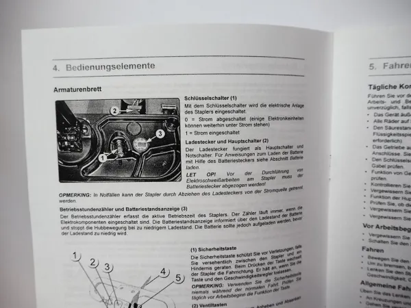 Mitsubishi PBV20K Hubwagen Betriebsanleitung Ersatzteilkatalog Schaltplan 2005
