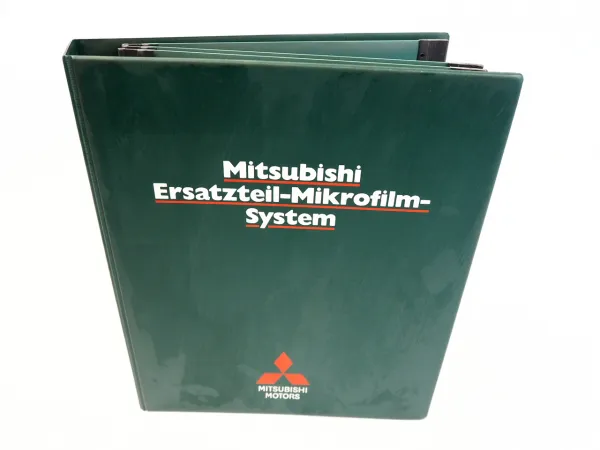 Mitsubishi Ringordner Sammelmappe mit Schuppentafeln für Microfiche