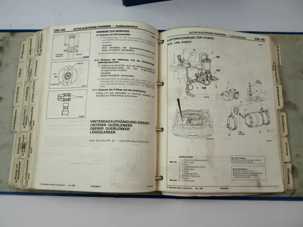 Mitsubishi Sigma F16A Reparaturanleitung Werkstatthandbuch Schaltpläne