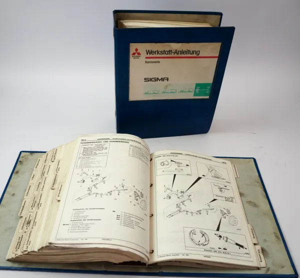 Mitsubishi Sigma F16A Reparaturanleitung Werkstatthandbuch Schaltpläne