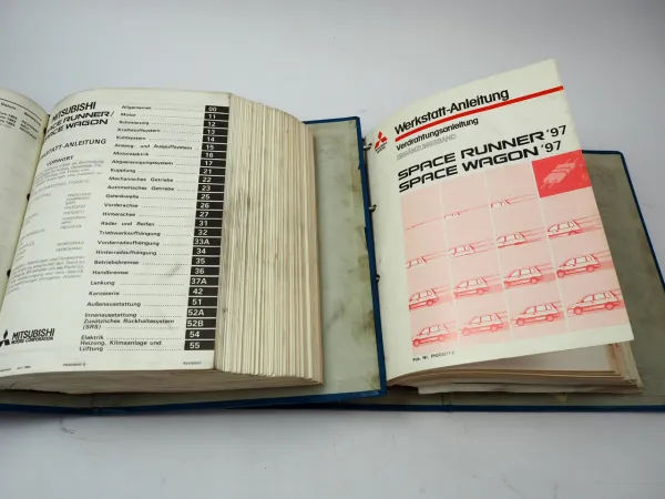 Mitsubishi Space Runner Wagon 1992 - 1997 Werkstatthandbuch Reparaturanleitung