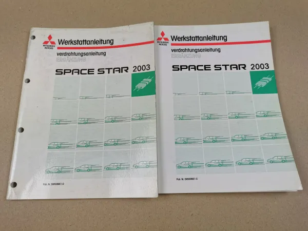 Mitsubishi Space Star DG0 2003 Schaltpläne Elektrik Verdrahtungsanleitung Ergänz