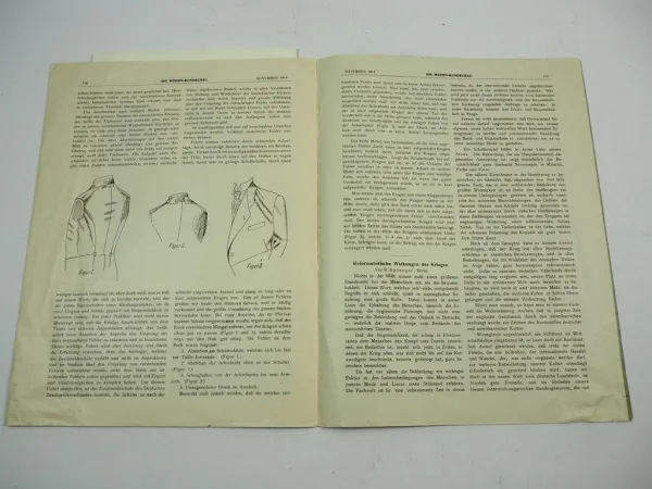 Moden Rundschau Mode Damenjackett Sakko Heft Nr. 11 von 1914 DZV Berlin