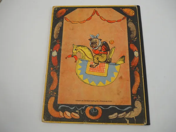 Möpschen hat Zahnschmerzen ein lustiges Hunde Bilderbuch Mops 1928