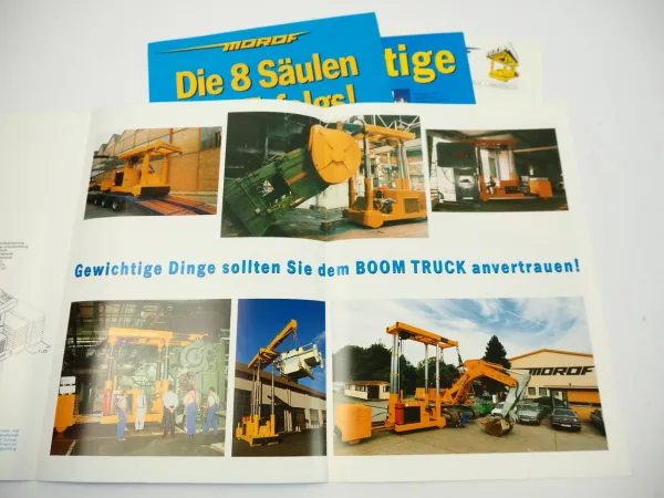 Morof TLS Telescope Liftsystem Hubgerüst Boom Truck 3x Prospekt 1991