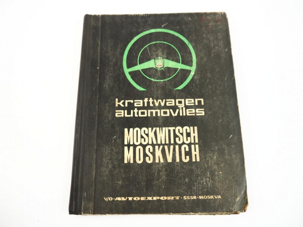 Moskwitsch Moskvich 408 426 433 Ersatzteilkatalog Catalogo de Piezas