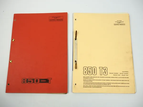 Moto Guzzi 850 T T3 Ersatzteilliste Parts List Catalogo Parti di Ricambio 1975