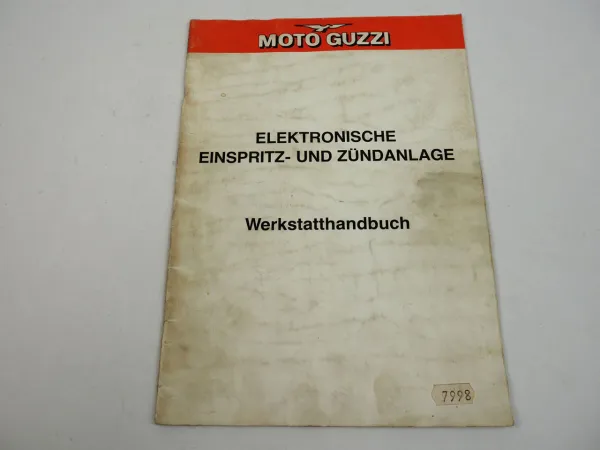 Moto Guzzi Elektronische Einspritz und Zündanlage Werkstatthandbuch 1970/80er