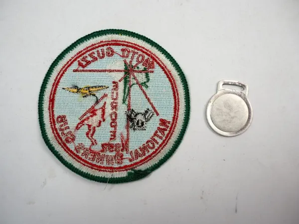 Moto Guzzi National Owners Club Europe 1992 Aufnäher und Schlüsselanhänger