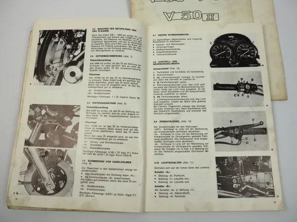 Moto Guzzi V35 V50 II Imola Werkstatthandbuch Reparaturanleitung 1979