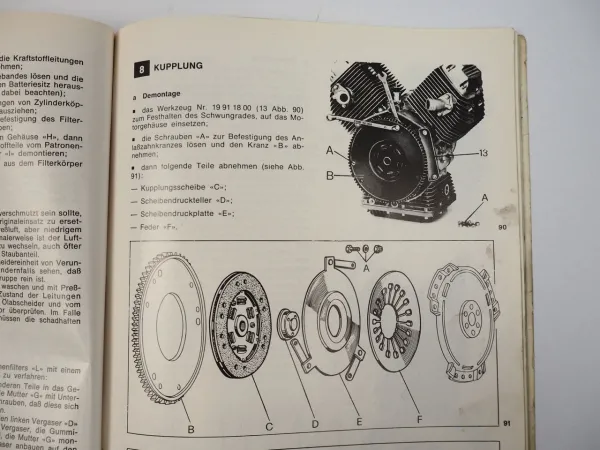 Moto Guzzi V35 V50 Werkstatthandbuch Reparaturanleitung 1979