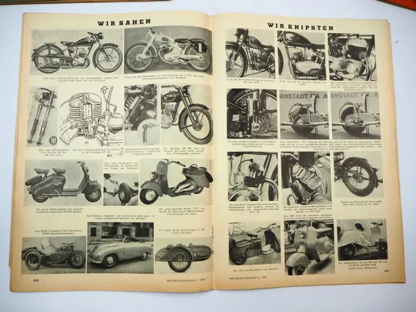 Motor Rundschau 8x Zeitschriften Auto Motorrad Nutzfahrzeuge Motorsport 1949/54