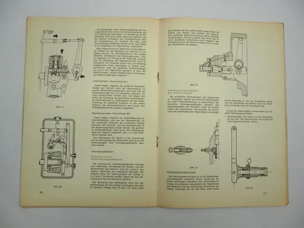 Motorpal Jihlava Einspritzanlage für Dieselmotor Betriebsanleitung Wartung 1979