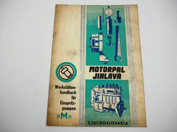 Motorpal PPM Einspritzpumpe für Dieselmotor Zetor Tatra Werkstatthandbuch 1978