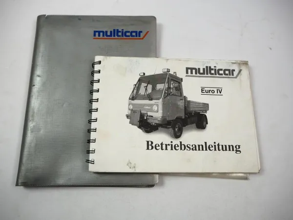 Multicar M26 Euro 4 Betriebsanleitung 2007 Bedienung Pflege Wartung