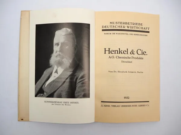 Musterbetriebe Deutscher Wirtschaft Bd. 30 Waschmittelindustrie Henkel AG 1932