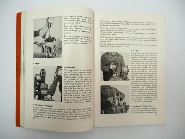 MWM AKD 112 E Z Dieselmotor Betriebsanleitung Bedienung Ersatzteilliste 1955