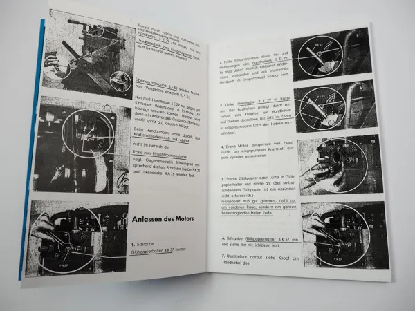 MWM KD 415 KDW 415 E Z D Motor Betriebsanleitung Ersatzteilliste Instandhaltung