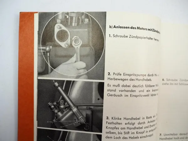 MWM KD12 E Z Dieselmotor Betriebsanleitung Ersatzteilliste 1952