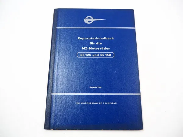MZ ES125 ES150 Motorrad Werkstatthandbuch Reparaturanleitung 1966