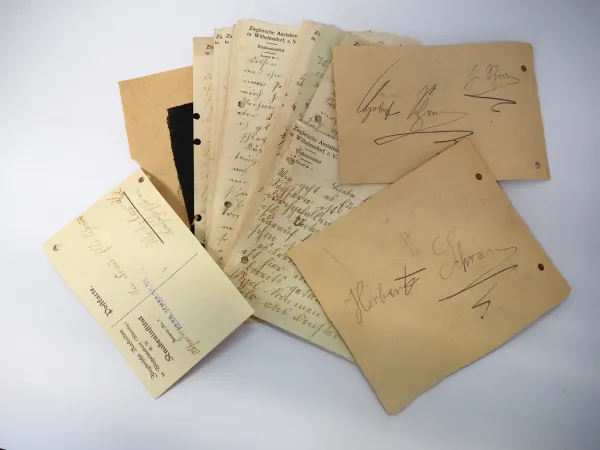 Nachlaß Ritterkreuzträger Flieger Herbert Schramm Jagdgeschwader 53 RK mit Eichenlaub