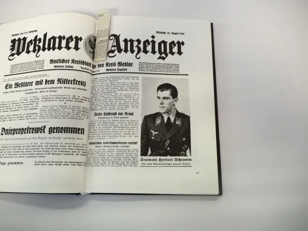 Nachlaß Ritterkreuzträger Flieger Herbert Schramm Jagdgeschwader 53 RK mit Eichenlaub