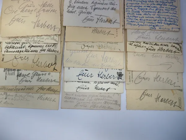 Nachlaß Ritterkreuzträger Flieger Herbert Schramm Jagdgeschwader 53 RK mit Eichenlaub