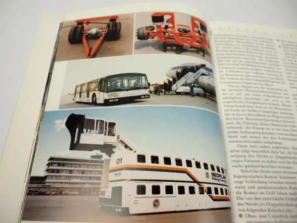 NEOPLAN Busse Bus Broschüre 1990 50 J. Konrad Auwärter sein Weg MIC Pilsting