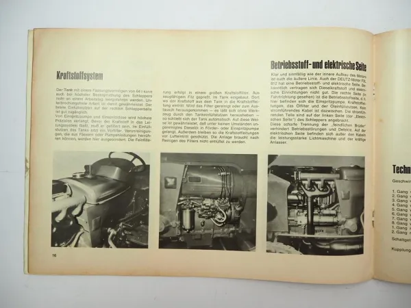 Neues von Deutz D4005 Schlepper Werbebroschüre Produktvorstellung 1965