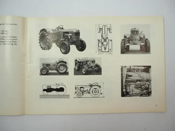 Neues von Deutz D6005 Schlepper Werbebroschüre Produktvorstellung 1965