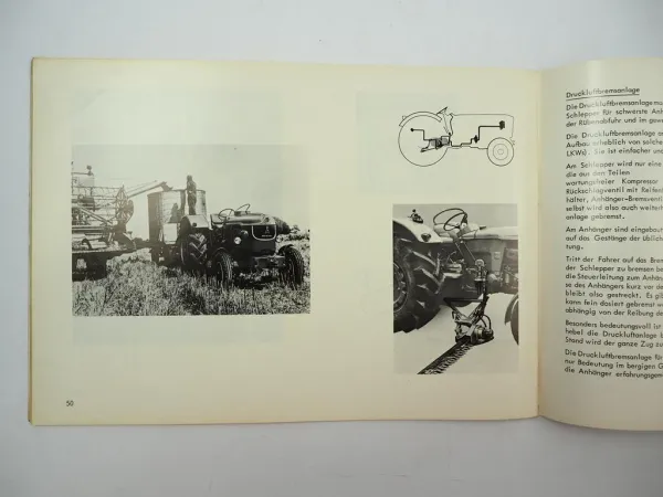 Neues von Deutz D6005 Schlepper Werbebroschüre Produktvorstellung 1965