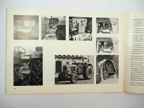 Neues von Deutz D6005 Schlepper Werbebroschüre Produktvorstellung 1965