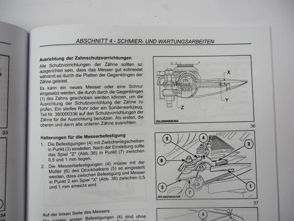 New Holland 760CG Weizenschneidwerk Betriebsanleitung Bedienung 2009