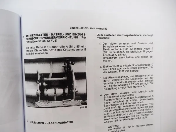New Holland 8030 8040 8055 Betriebsanleitung Bedienung & Wartung Mähdrescher