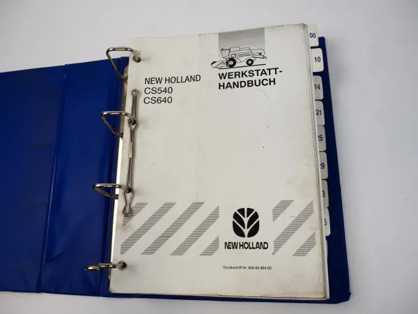 New Holland CS 540 640 Mähdrescher Werkstatthandbuch 2003