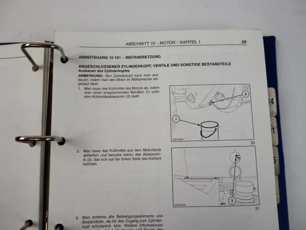 New Holland CS 540 640 Mähdrescher Werkstatthandbuch 2003 Bd. 1+2