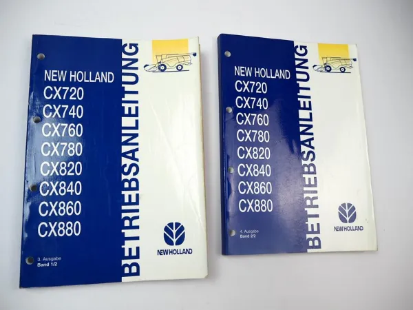 New Holland CX 720 740 760 780 820 840 860 880 Mähdrescher Betriebsanleitung