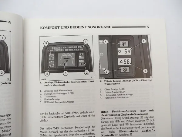 New Holland Ford 5640 6640 7740 7840 8240 8340 SL SLE Betriebsanleitung 6/1992