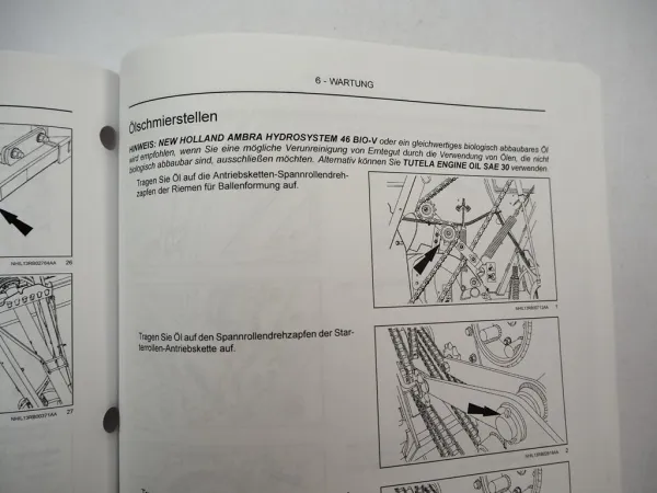 New Holland Roll Belt 150 180 Rundballenpresse Betriebsanleitung Software 2016