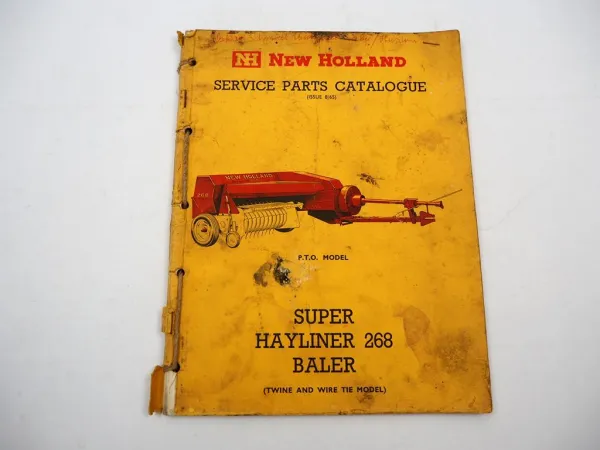 New Holland Super Hayliner 268 Baler Presse Parts List Ersatzteilliste 8/1965