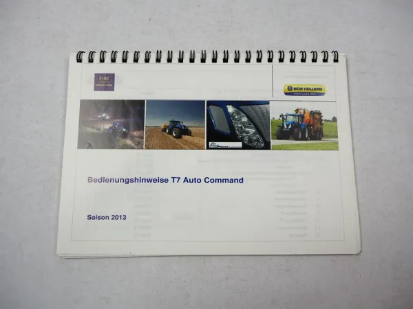 New Holland T7.220 T7.235 T7.250 T7.260 T7.270 Auto Command Betriebsanleitung