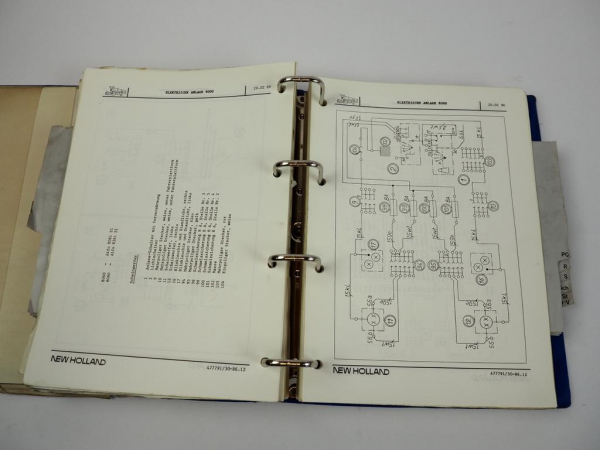 New Holland TF TX 8000 Serie Mähdrescher Werkstatthandbuch Schulung 1988